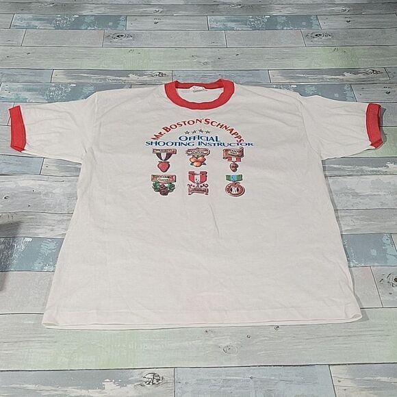 Vintage T-Shirt Mr. Boston Schnapps Sz X-Large - Picture 1 of 9